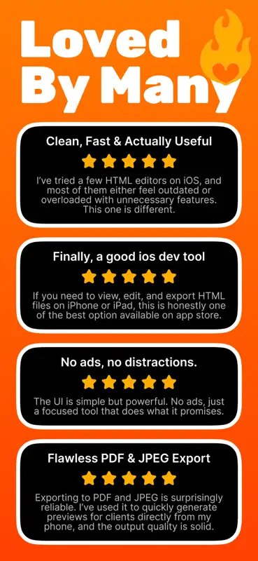 HTML Viewer : Editor & Creator screenshot 5 of 5