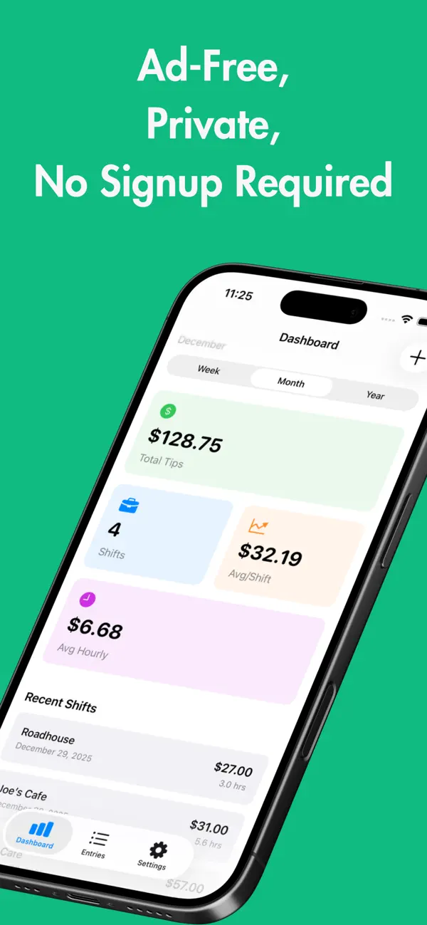 #3. Tip Tracker: TipThat (iOS) Ved: Chad Gaul