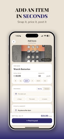 POD: Split Bulk Groceries screenshot