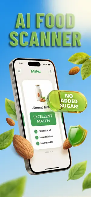 Maku: Food & Allergy Scanner screenshot 1