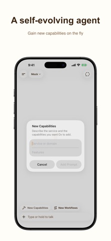 Ox - Personal Agent Screenshot 1 of 7
