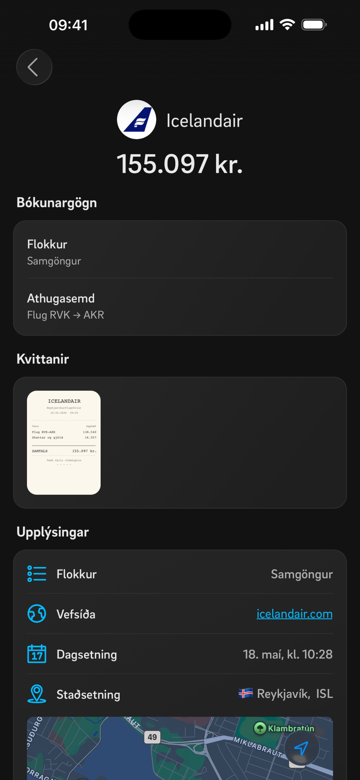 Screenshot 3 of Síminn Pay Business