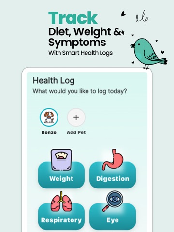 AllTails Care: Pet Log Tracker iPad screenshot
