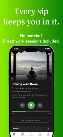 Matcha Shift iPhone screenshot