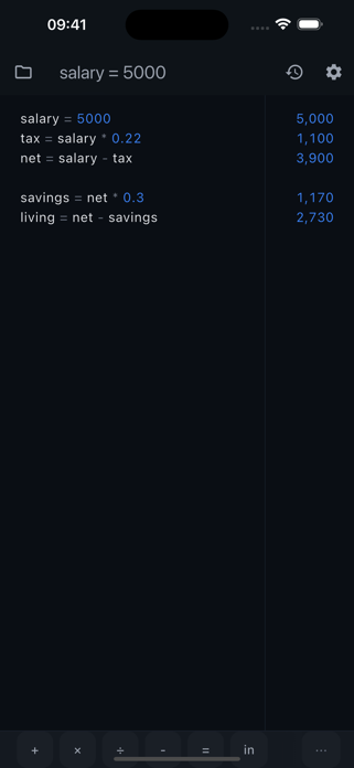 Calto: Note Calculator Screenshot 2 of 5