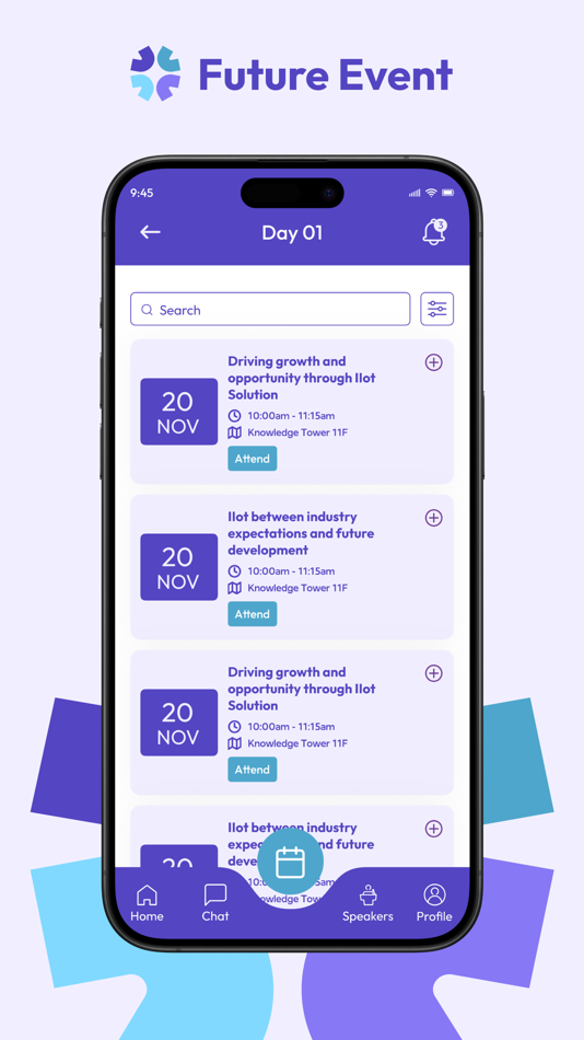 #4. Future Event (iOS) Podle: Evento Solution LLC