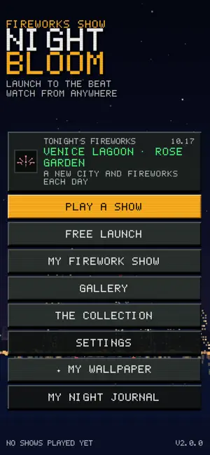 Night Bloom: Fireworks Show screenshot 1