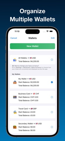 Money Tracker+ Budgeting App iPhone screenshot