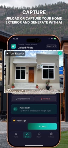 Home Exterior AI Landscape screenshot