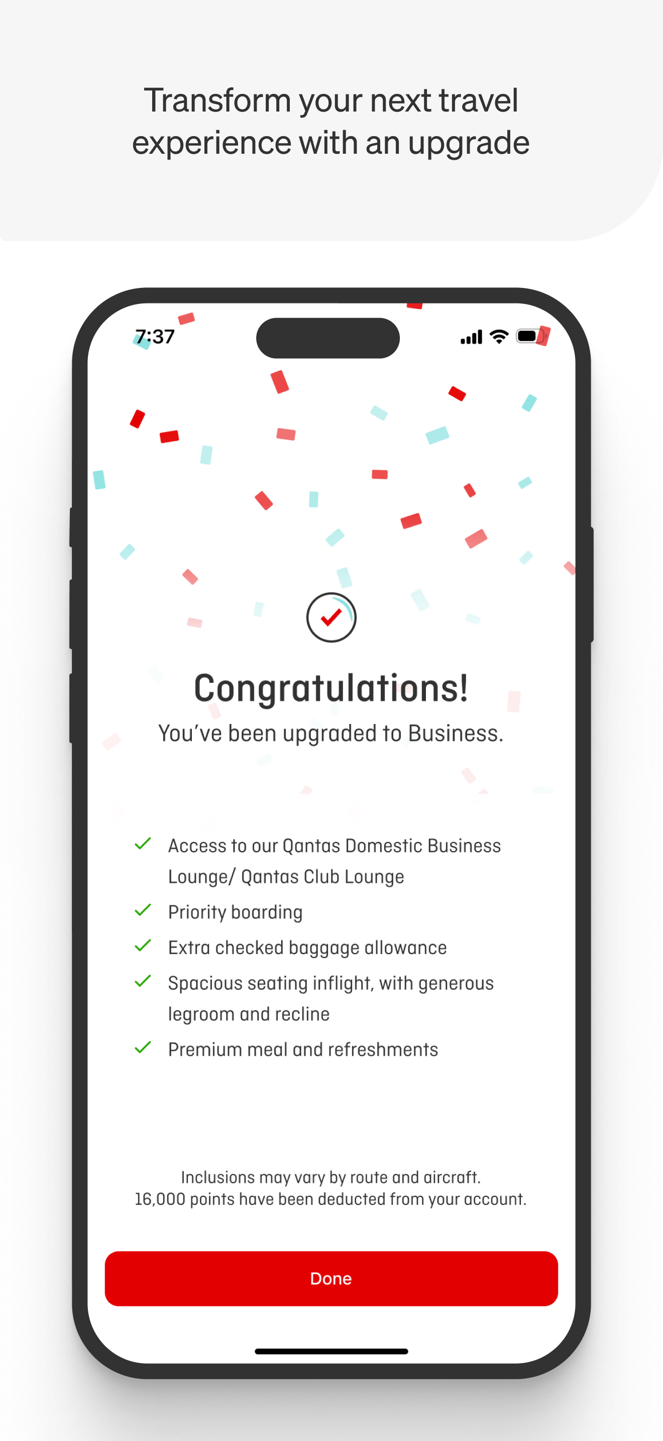 Qantas Airways screenshot 4