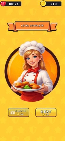 Chef vs Grill - Food Sort iPhone screenshot