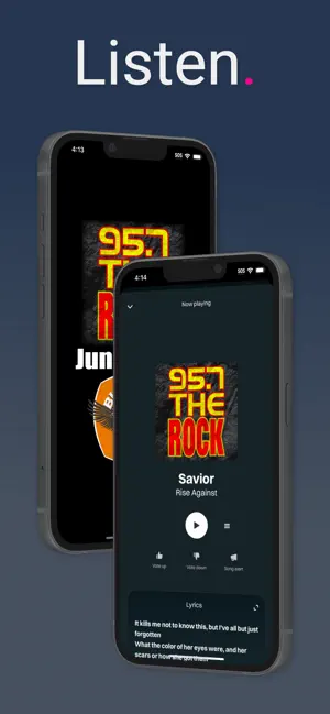 95.7 THE ROCK screenshot 1