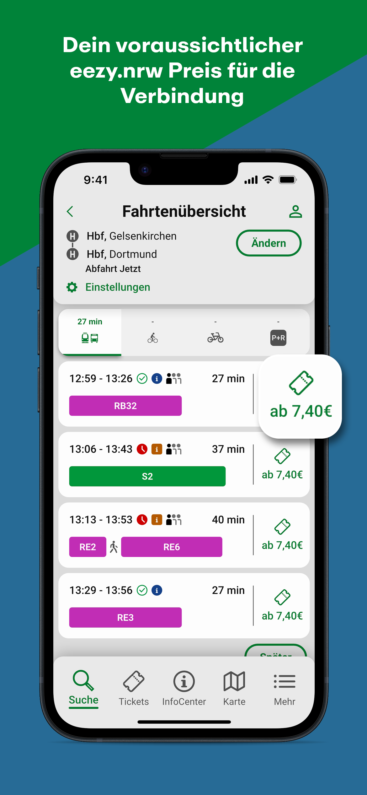 HCR App - Fahrplan Herne