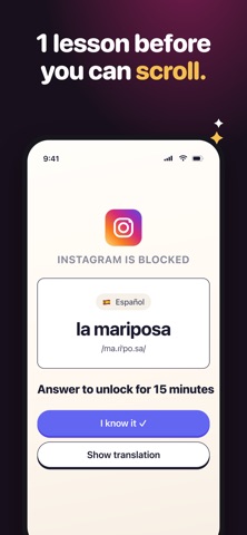 Flashcard Blocker–LearnScreen Screenshot 3 of 6