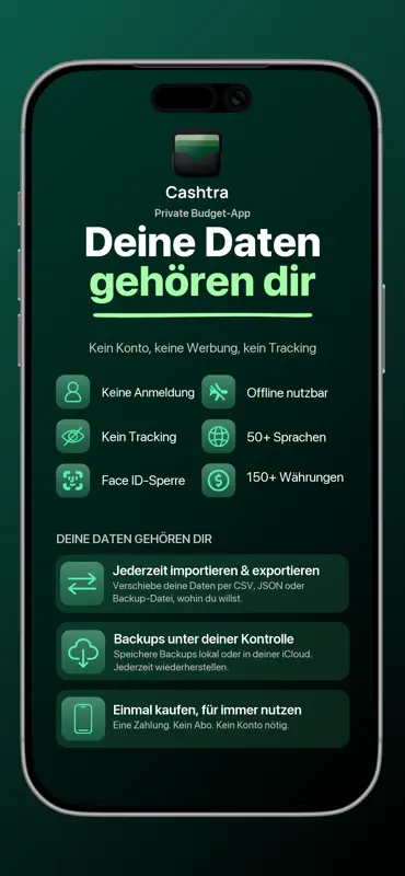 Cashtra - Haushaltsbuch screenshot 10 of 10