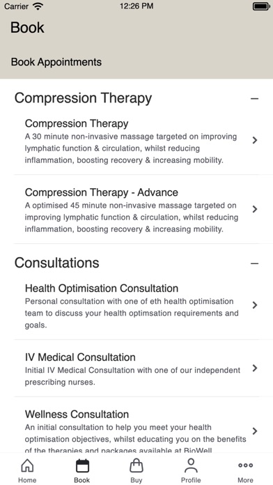 Biowell Health Screenshot