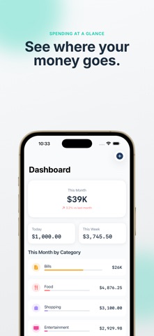 Expensia – Expense Tracker Screenshot 1 of 6