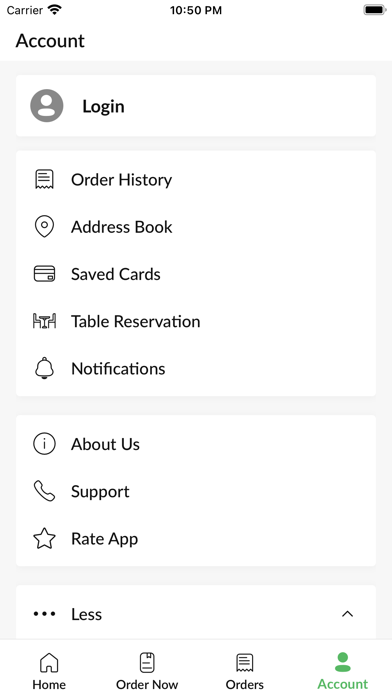 Indigo Indian Restaurant. Screenshot