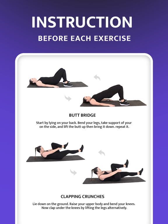 Workout for Women, Fitness iPad screenshot 5 - Health & Fitness app