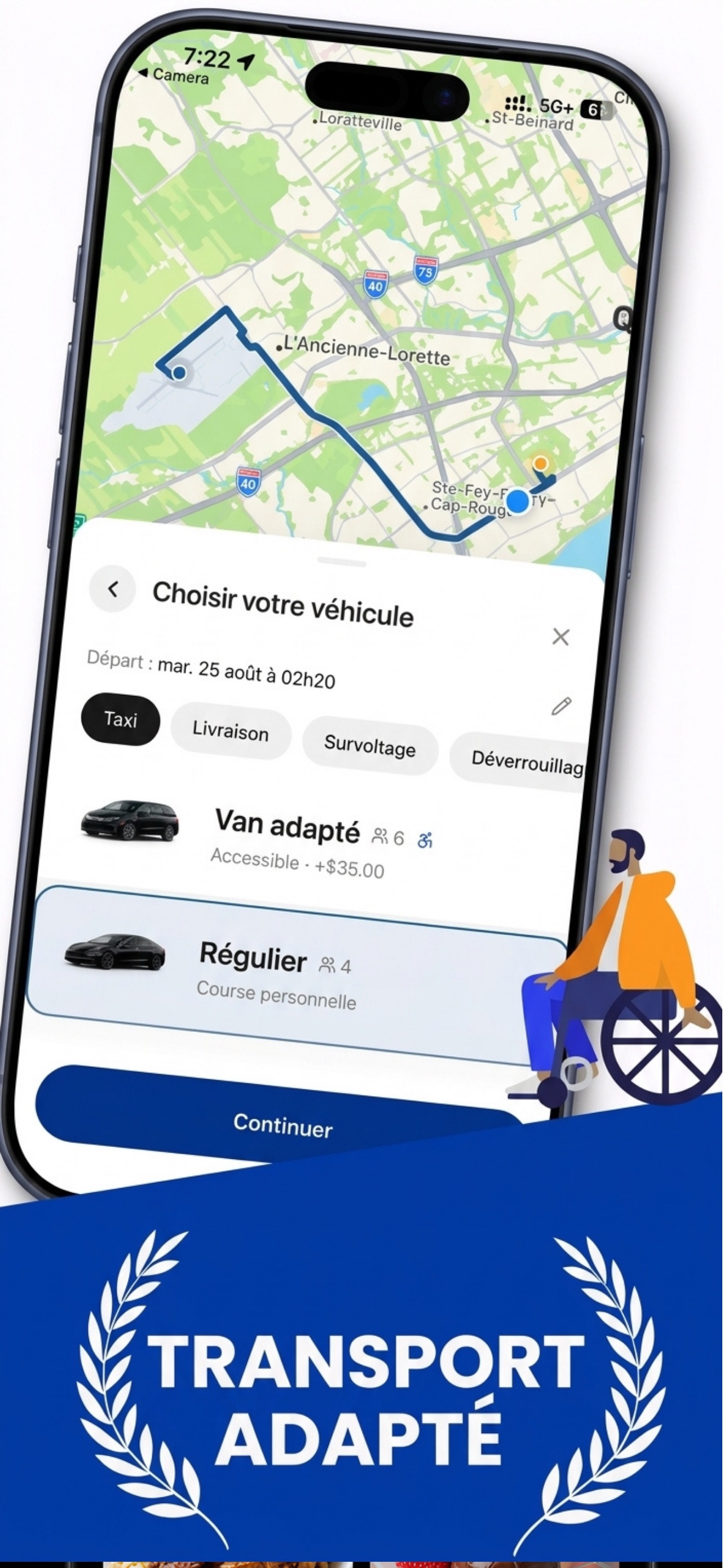 Screenshot 2 of Taxi-Québec