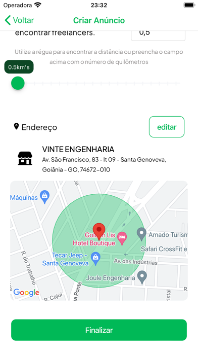 eFreela Empresa Screenshot