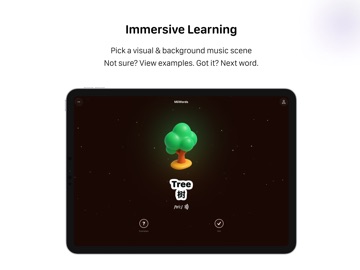 MiiWords - English Flashcards iPad screenshot