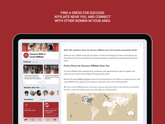 Dress for Success iPad screenshot 4 - Social Networking app