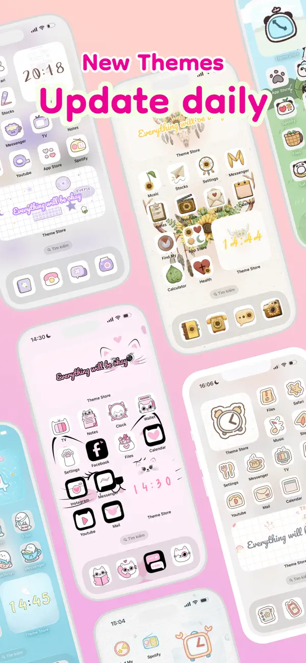 Screenshot #2 pour Theme Store: widget changer