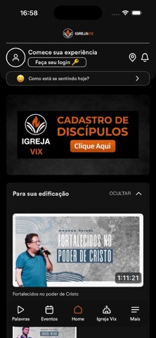 Igreja Vix iPhone screenshot