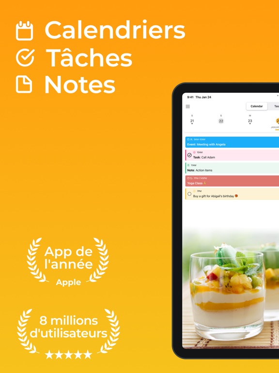 Screenshot #4 pour 24me: Calendrier et to do list