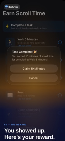 Stop Scrolling: EarlyRise Screenshot 3 of 5