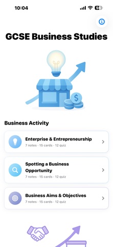GCSE Business Studies Quiz screenshot