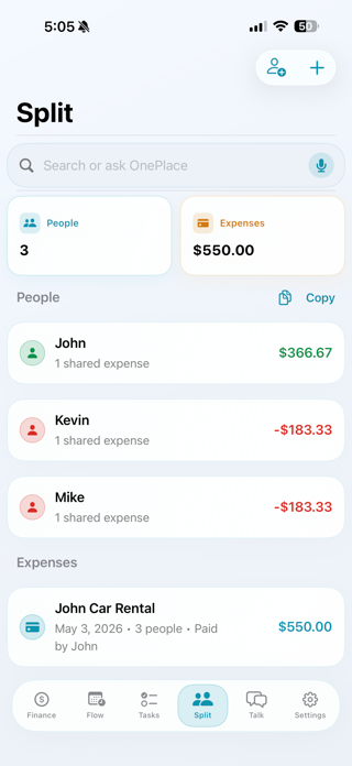 OnePlace App Screenshot 4 of 5