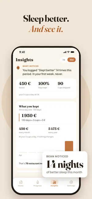 Unbean: Quit Caffeine & Coffee screenshot 2