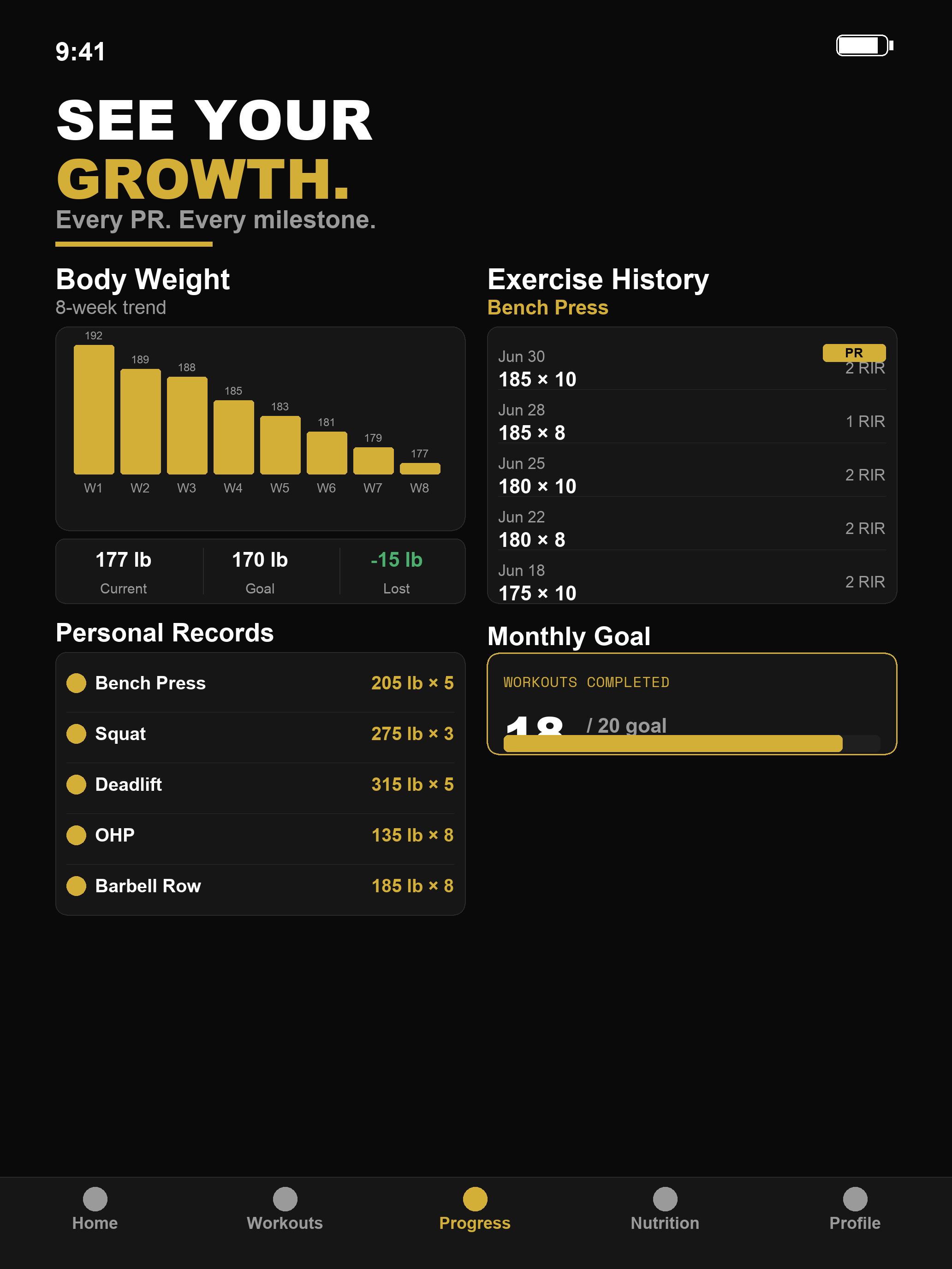 Legacy Fitness Tracker screenshot 8