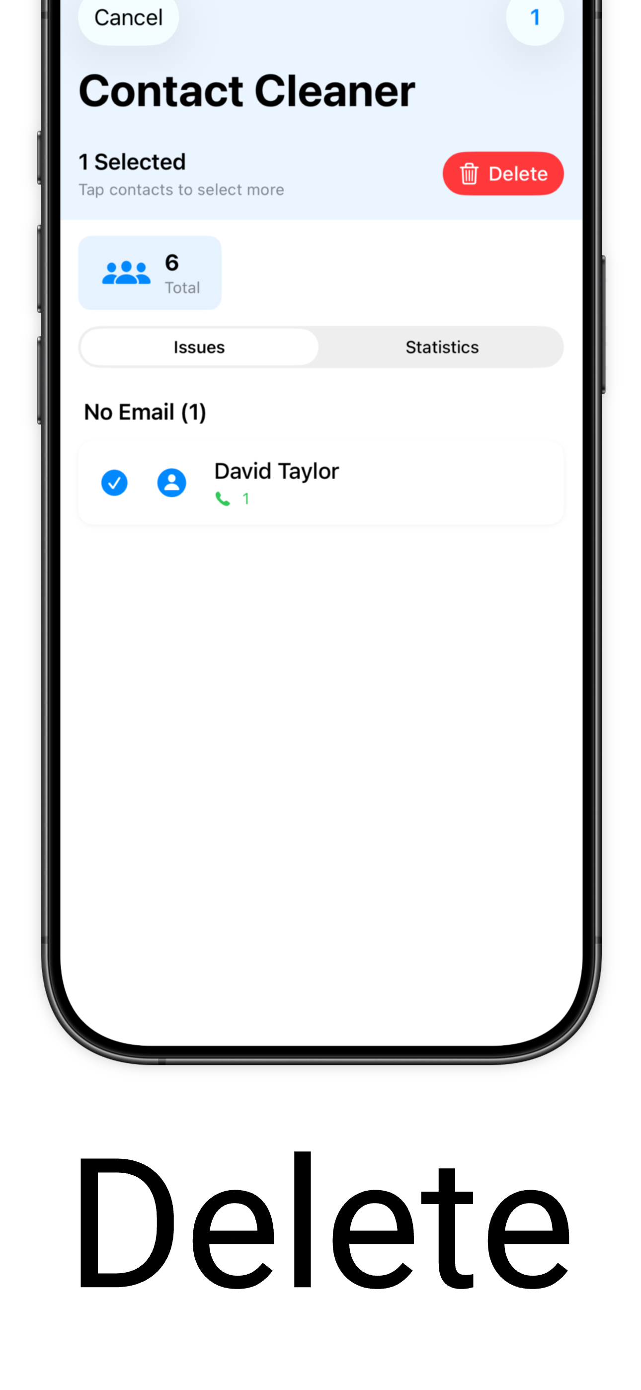 Contact Delete - Clean contact screenshot 3