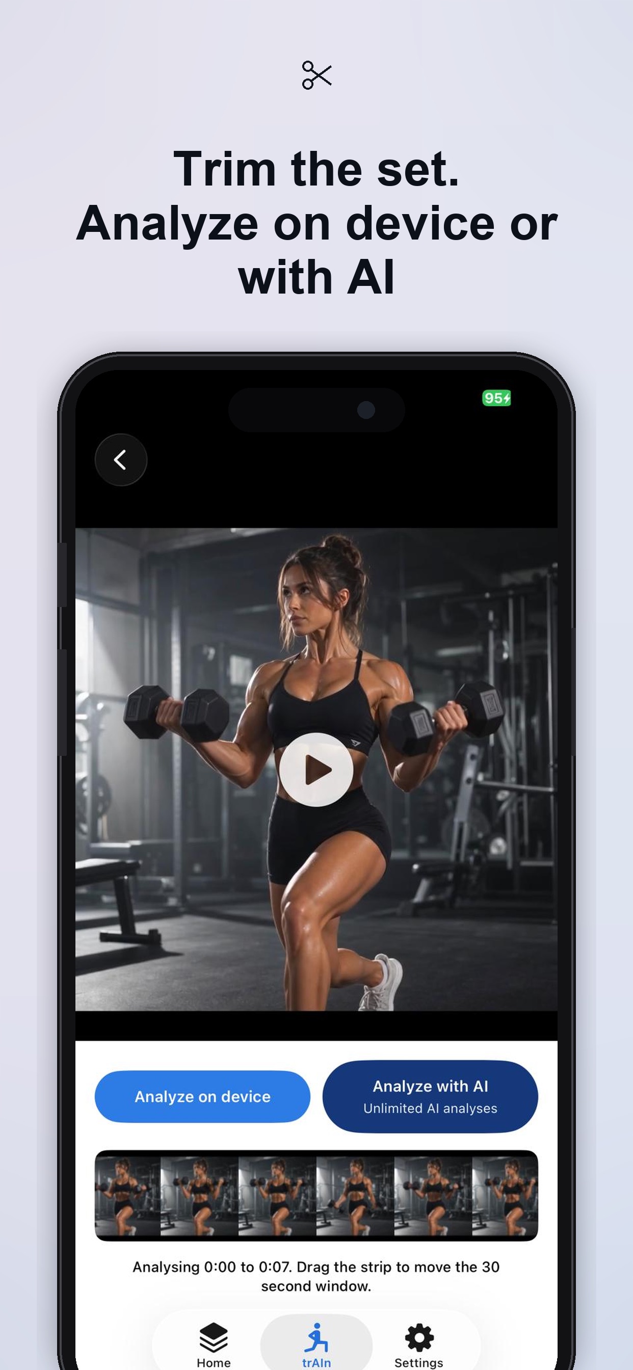Screenshot 4 of TrAIner: Your AI assistant