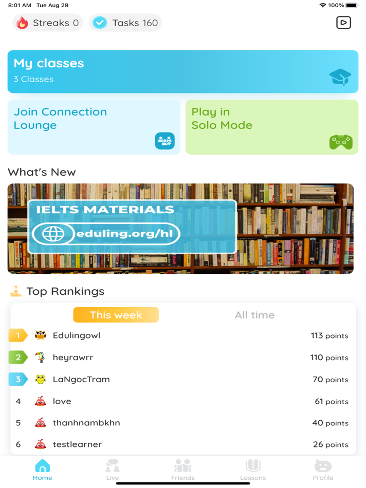 #1. Eduling: English Courses (iOS) โดย: Eduling International LLC
