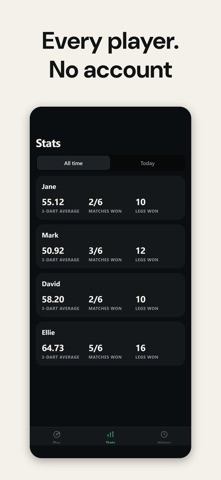 Darts Scorekeeper: 501 & X01 Screenshot 4 of 5