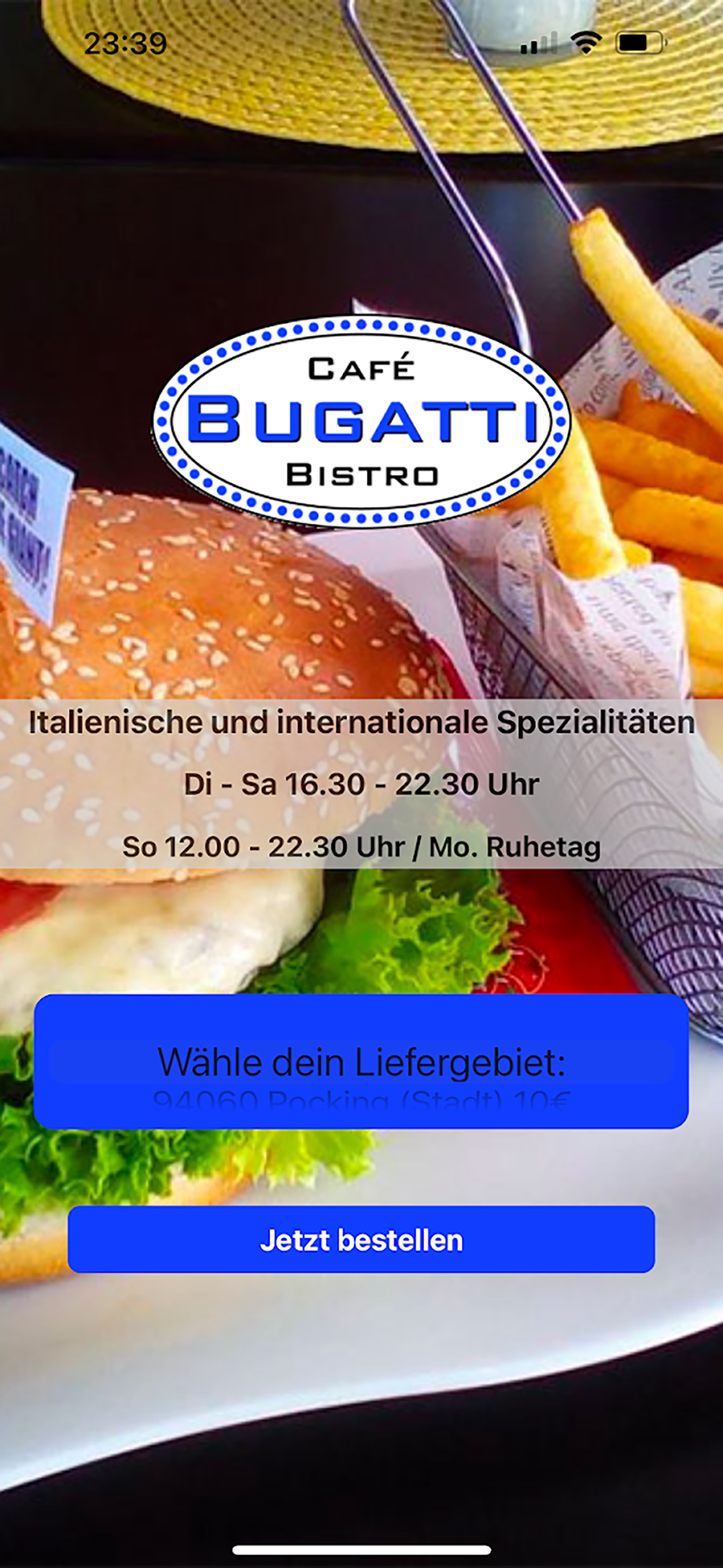 Lieferservice Bistro Bugatti