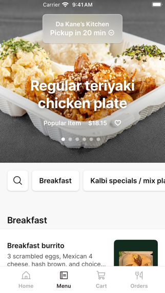 Da Kane’s Kitchen iPhone screenshot 2 - Food & Drink app