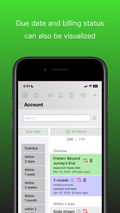 Account - information manager