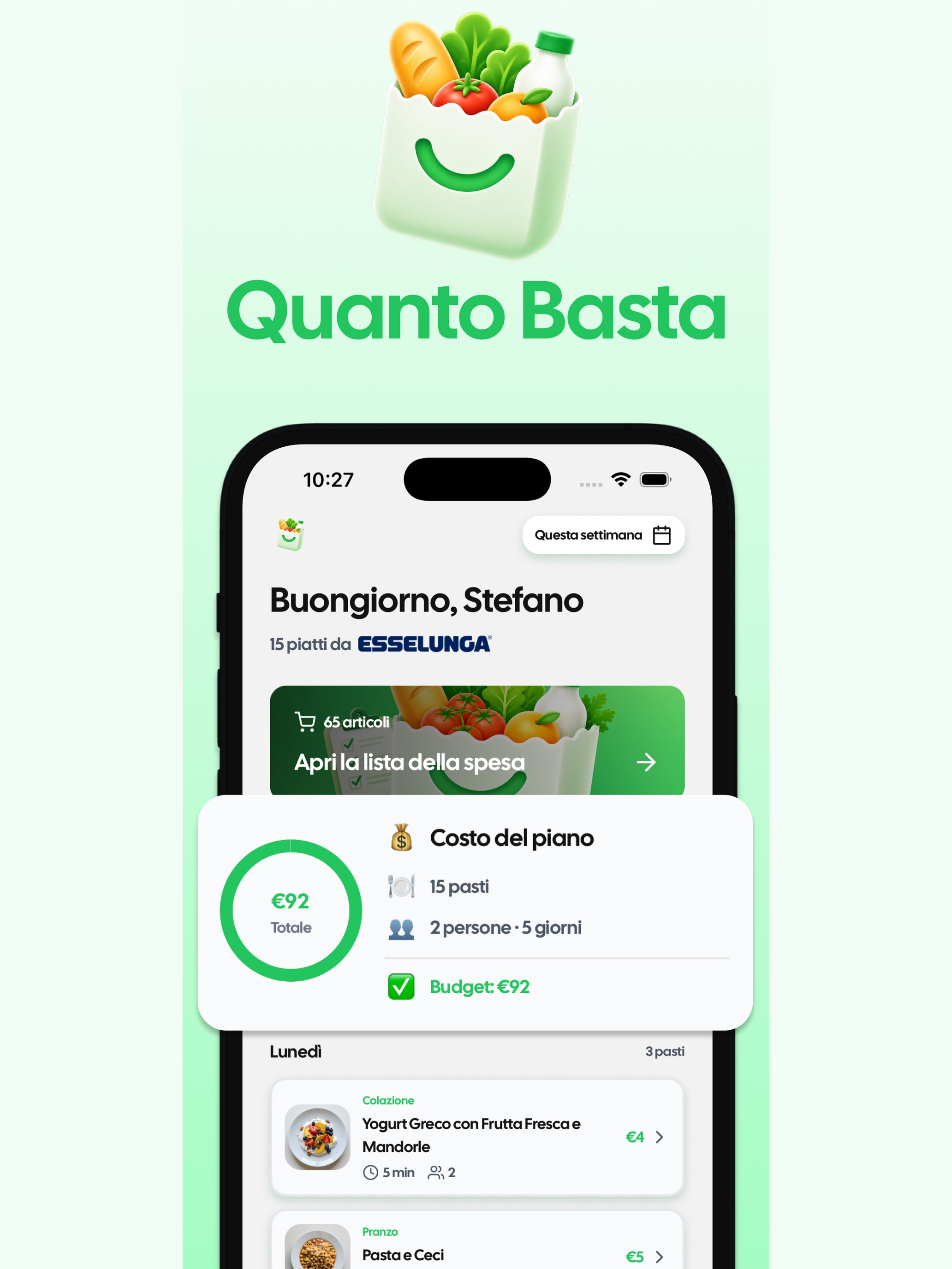 Quanto Basta:Spesa Settimanale screenshot 5