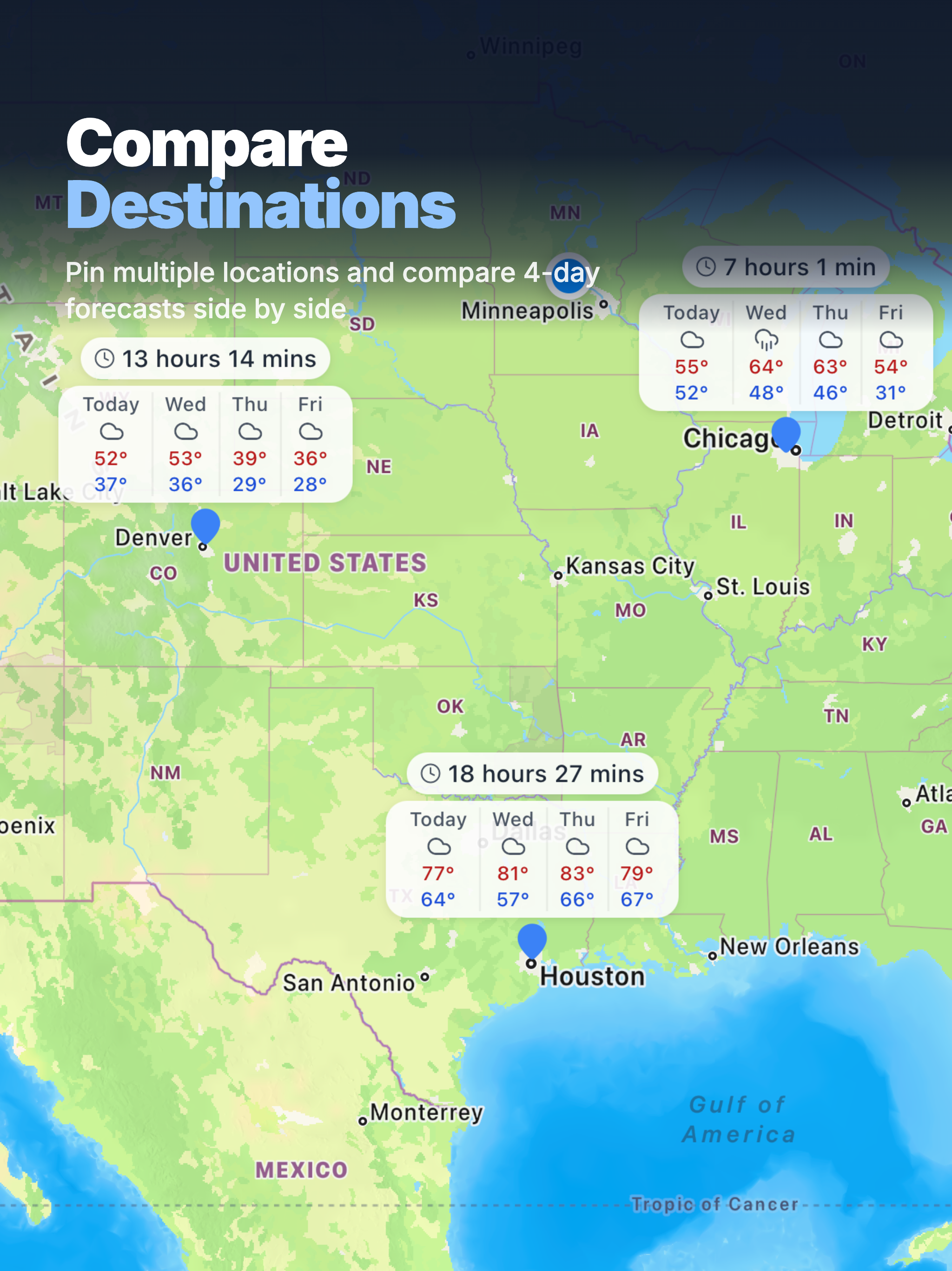 WeatherRoam: Road Trip Weather screenshot 9
