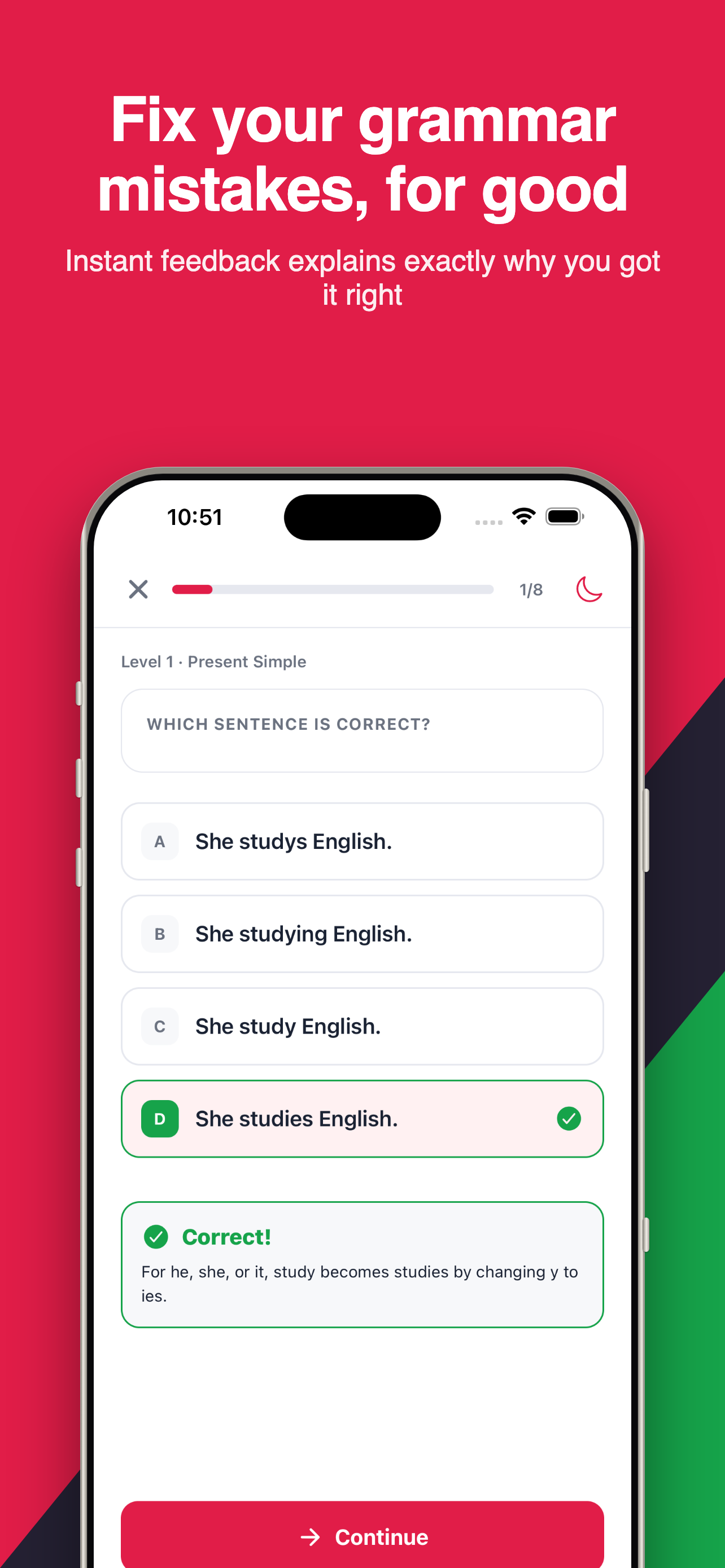 English Grammar Master Quiz screenshot 5