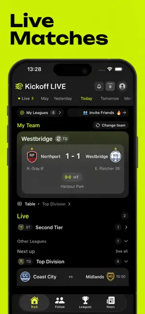 Kickoff LIVE screenshot 2