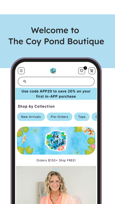 Coy Pond Boutique Screenshot
