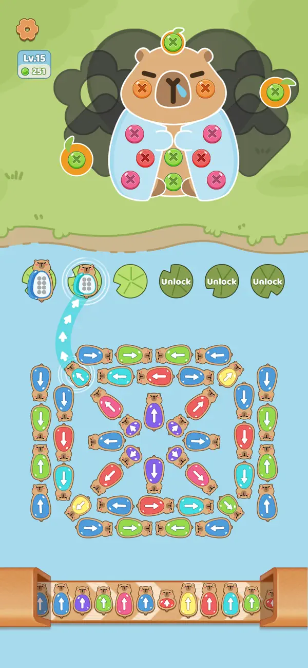 Screenshot #3 pour Capy Escape: Screw Sort