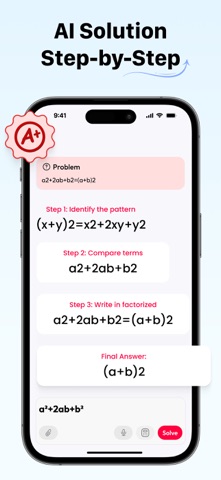 AI Math Solver App: Calculator Screenshot 2 of 7