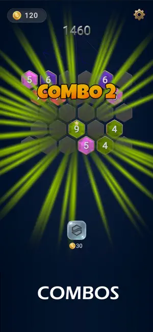 Hexa Combine: Merge Numbers screenshot 2
